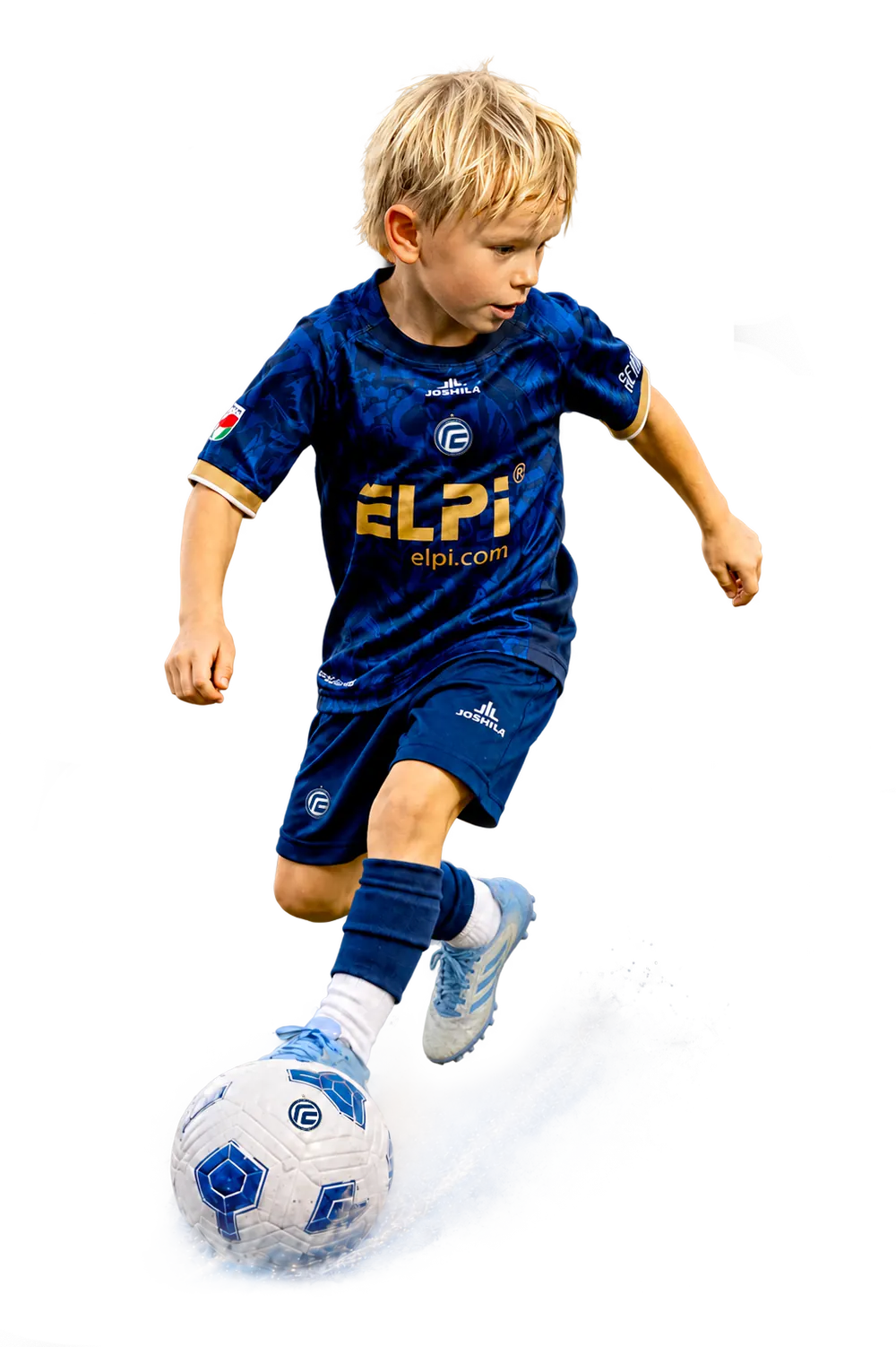 One of the youngest AFC players running with the ball at his feet